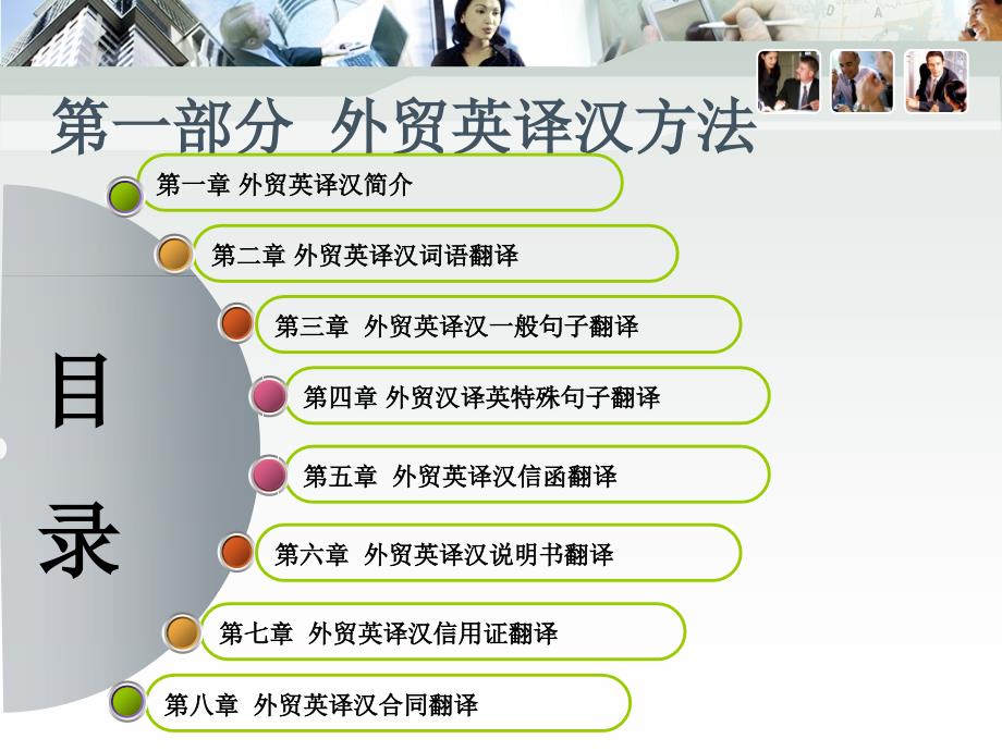 外贸英译汉方法与实践 教学课件 ppt 作者 朱香奇 总纲_第3页