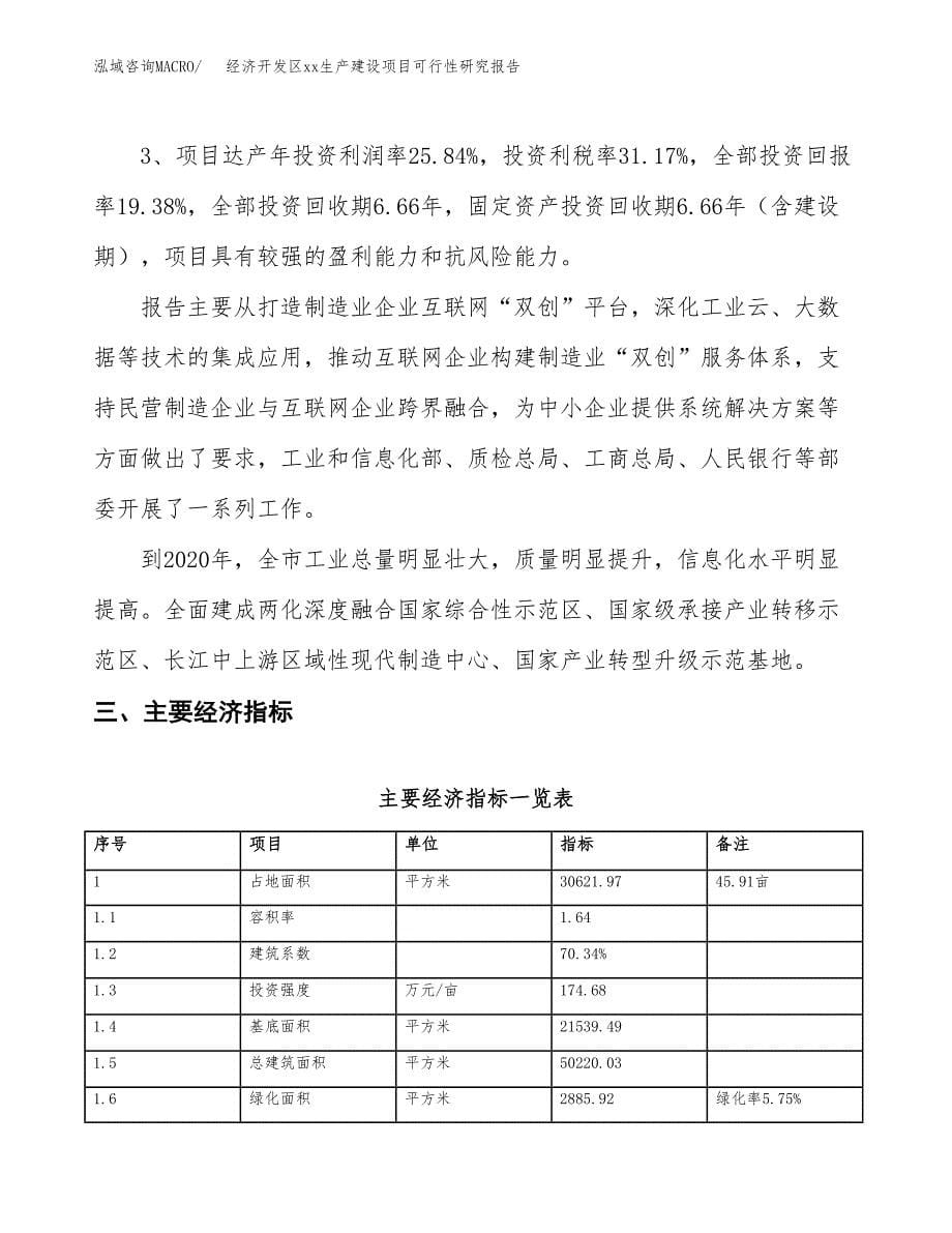 (投资9165.60万元，46亩）经济开发区xxx生产建设项目可行性研究报告_第5页