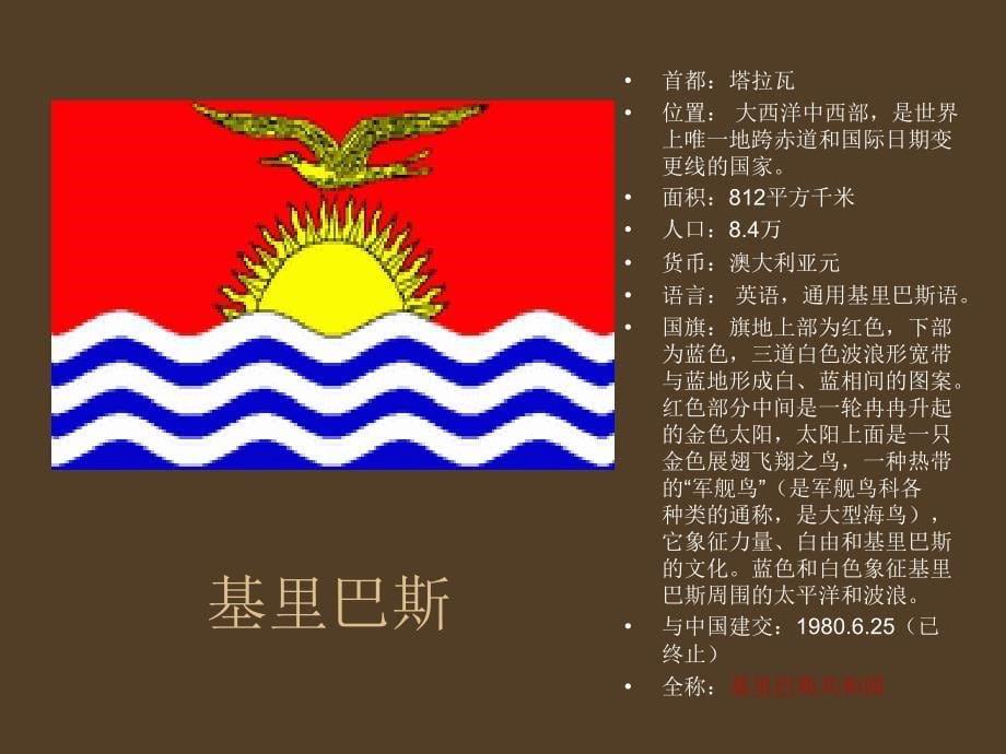 大洋洲国家国旗简况_第5页