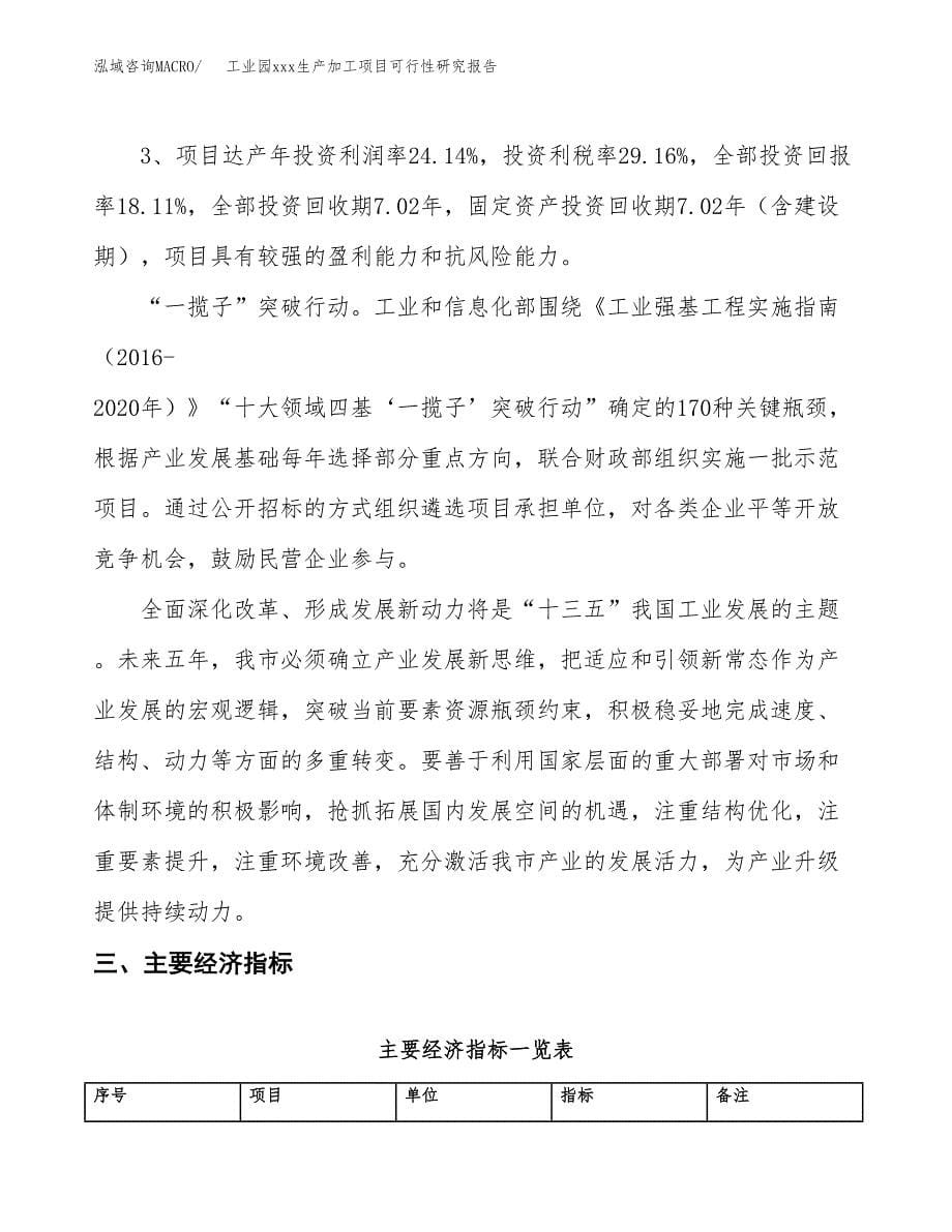 (投资7924.97万元，38亩）工业园xx生产加工项目可行性研究报告_第5页