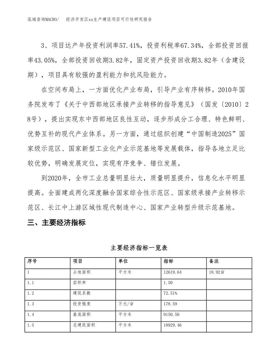 (投资4722.75万元，19亩）经济开发区xxx生产建设项目可行性研究报告_第5页