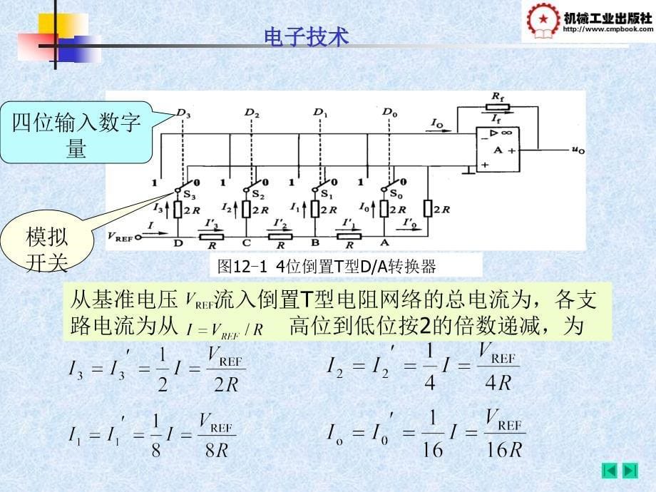 电子技术 教学课件 ppt 作者 陈瑞 第12章数模与模数转换器 _第5页