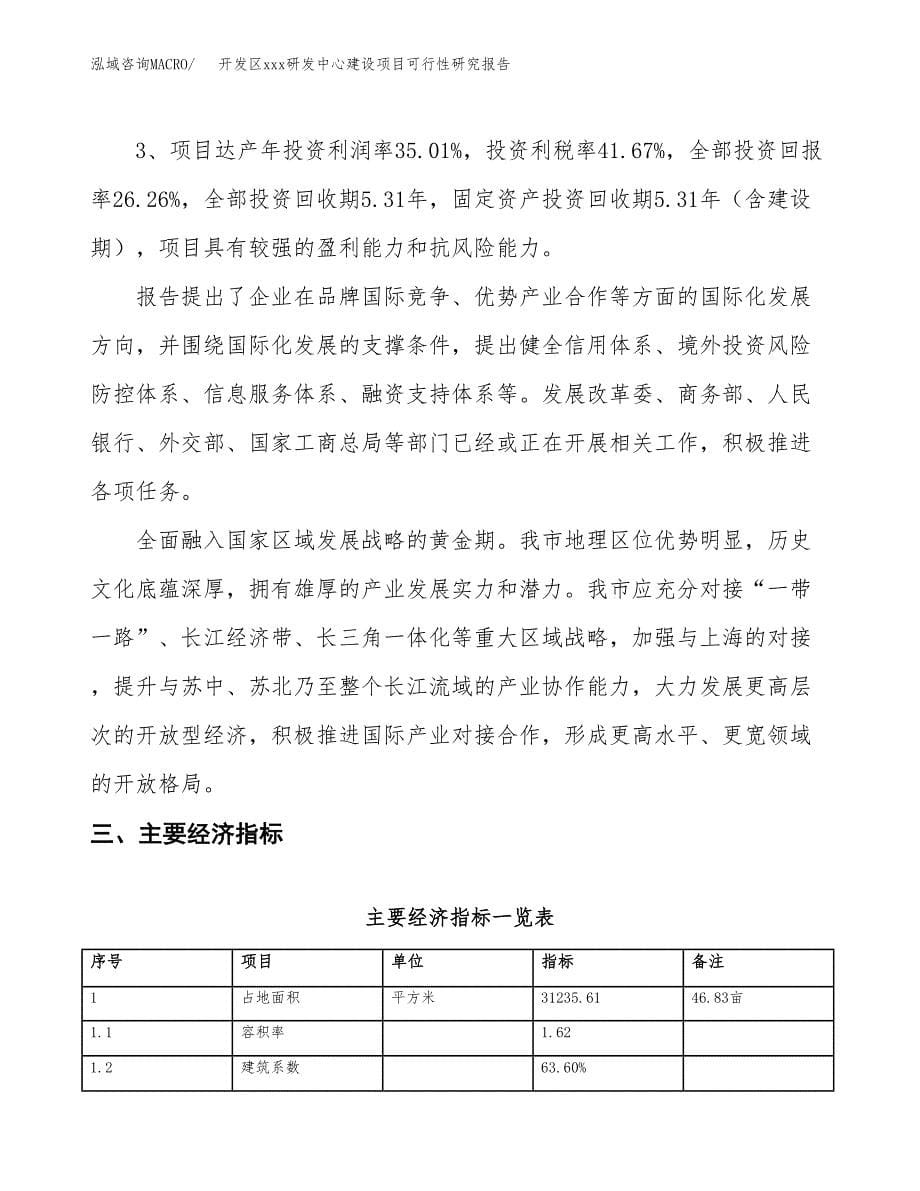 (投资10006.16万元，47亩）开发区xx研发中心建设项目可行性研究报告_第5页