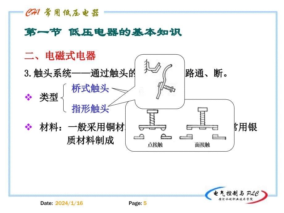 电气控制与PLC应用技术 教学课件 ppt 作者 吴丽 CH1a a_第5页