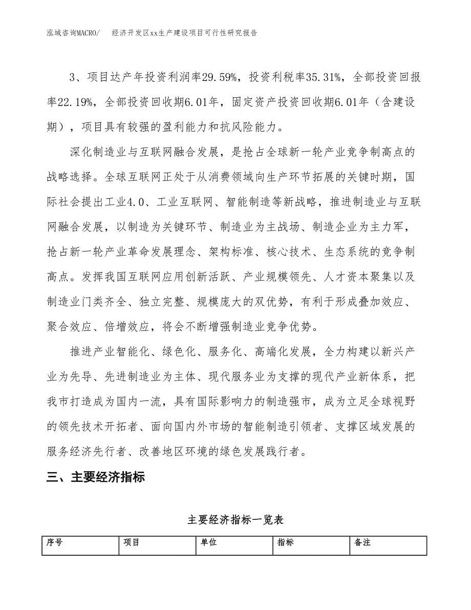 (投资5154.73万元，22亩）经济开发区xx生产建设项目可行性研究报告_第5页