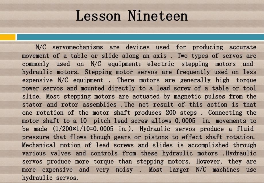 机电技术专业英语 教学课件 ppt 作者 徐起贺 张庆良pata b lesson Nineteen_第5页