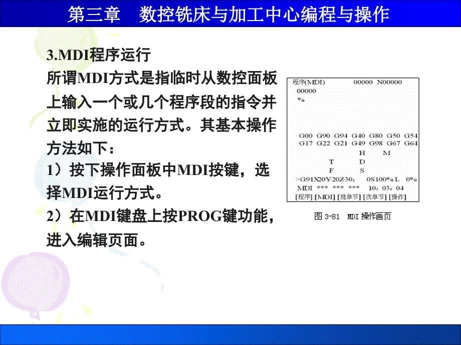 数控编程与操作 教学课件 ppt 作者 吕宜忠 第3章数控铣床与加工中心编程与操作3_第5页