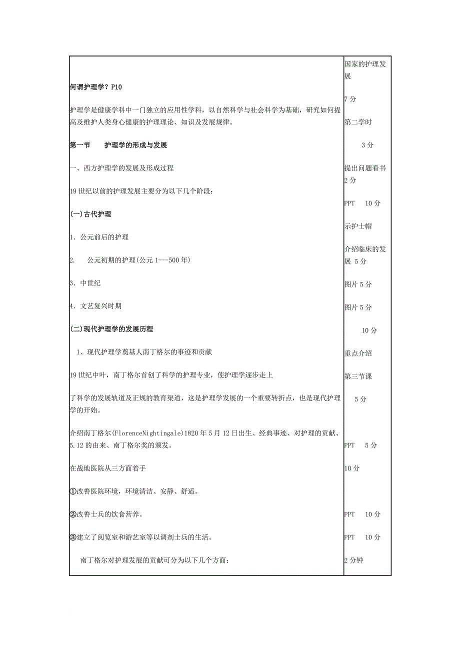 南方--护理学导论第一章教案.doc_第3页