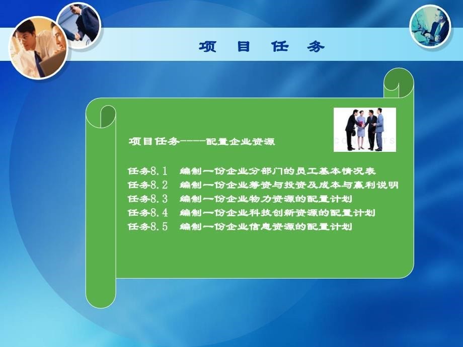 现代企业管理 教学课件 ppt 作者 葛楚华 项目八 企业资源配置_第5页