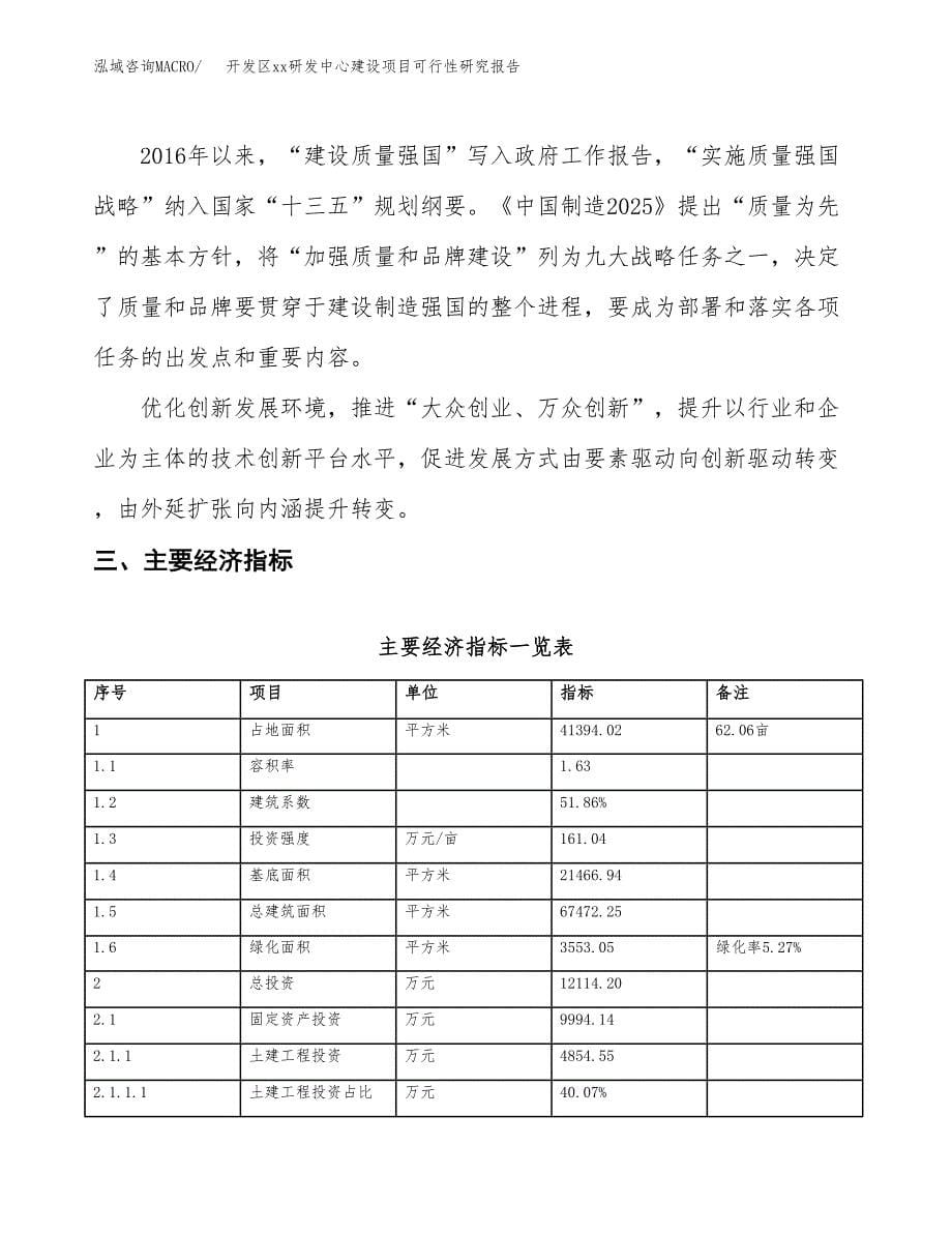 (投资12114.20万元，62亩）开发区xxx研发中心建设项目可行性研究报告_第5页