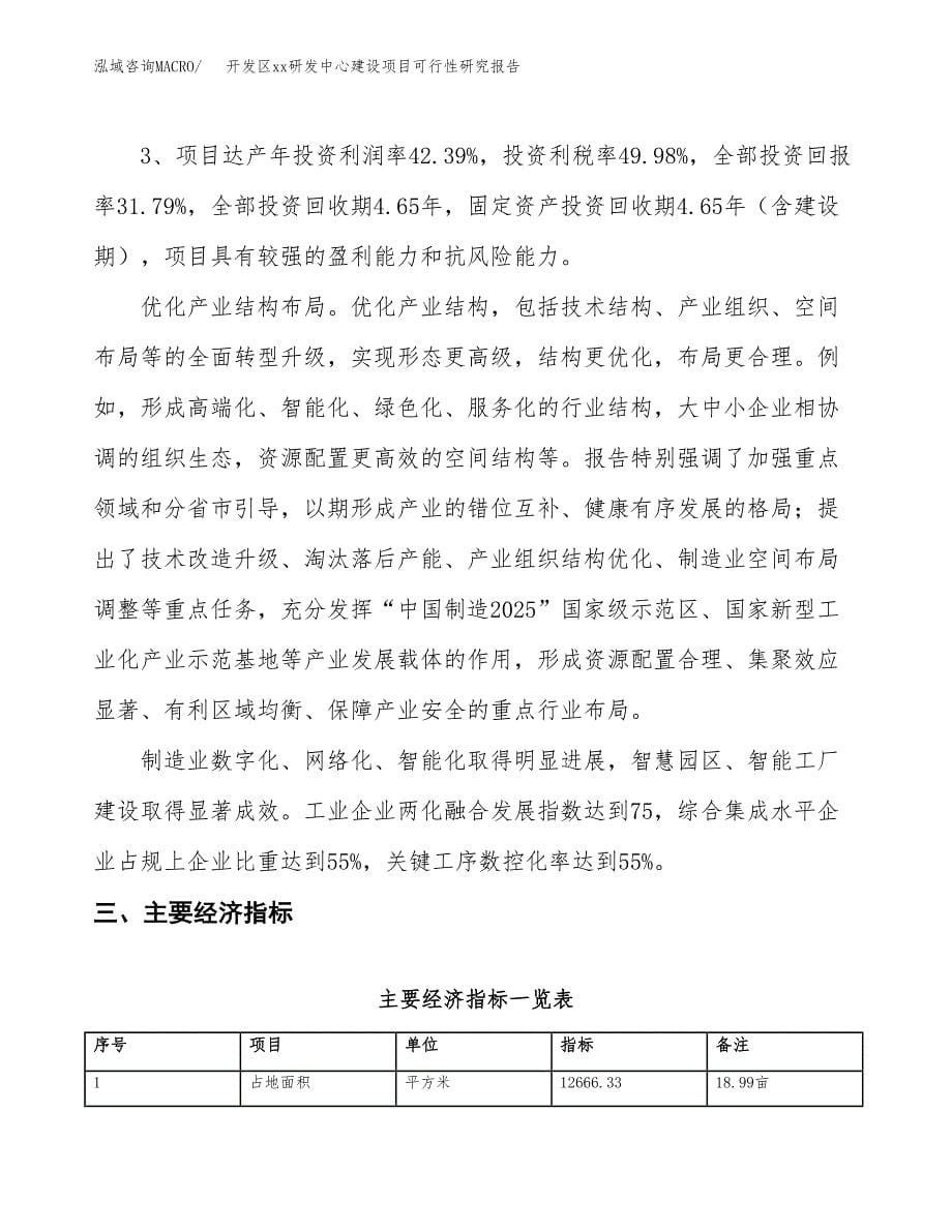 (投资4838.72万元，19亩）开发区xx研发中心建设项目可行性研究报告_第5页