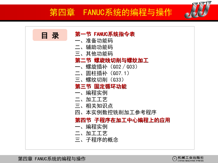 数控铣工 加工中心操作工 高级 含1VCD 教学课件 ppt 作者 沈建峰 虞俊 20019  第四章93_第4页