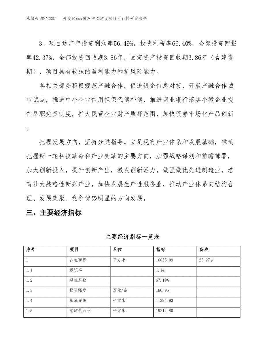 (投资5715.26万元，25亩）开发区xx研发中心建设项目可行性研究报告_第5页