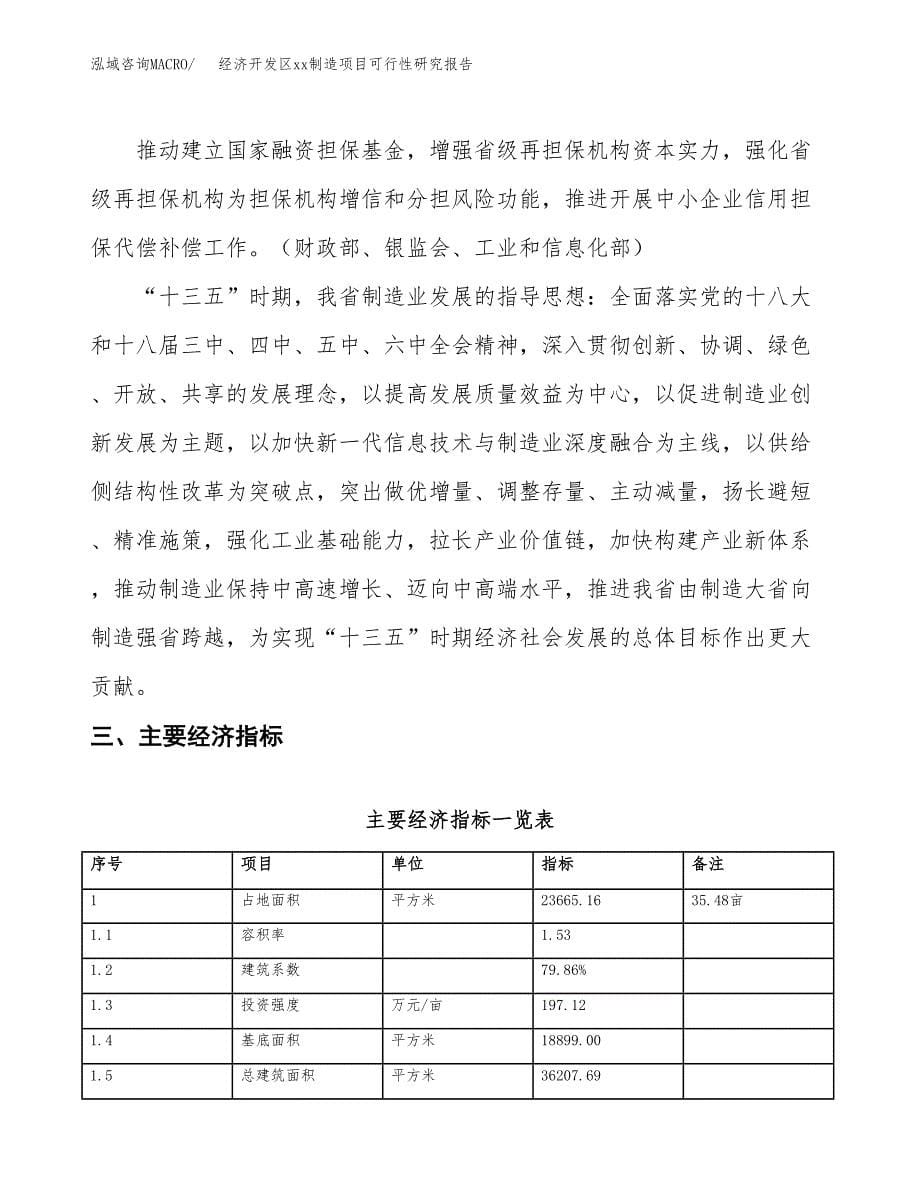 (投资8728.73万元，35亩）经济开发区xx制造项目可行性研究报告_第5页