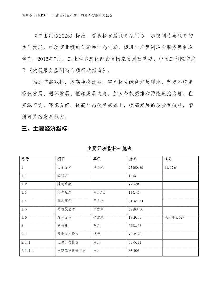 (投资9293.57万元，41亩）工业园xxx生产加工项目可行性研究报告_第5页