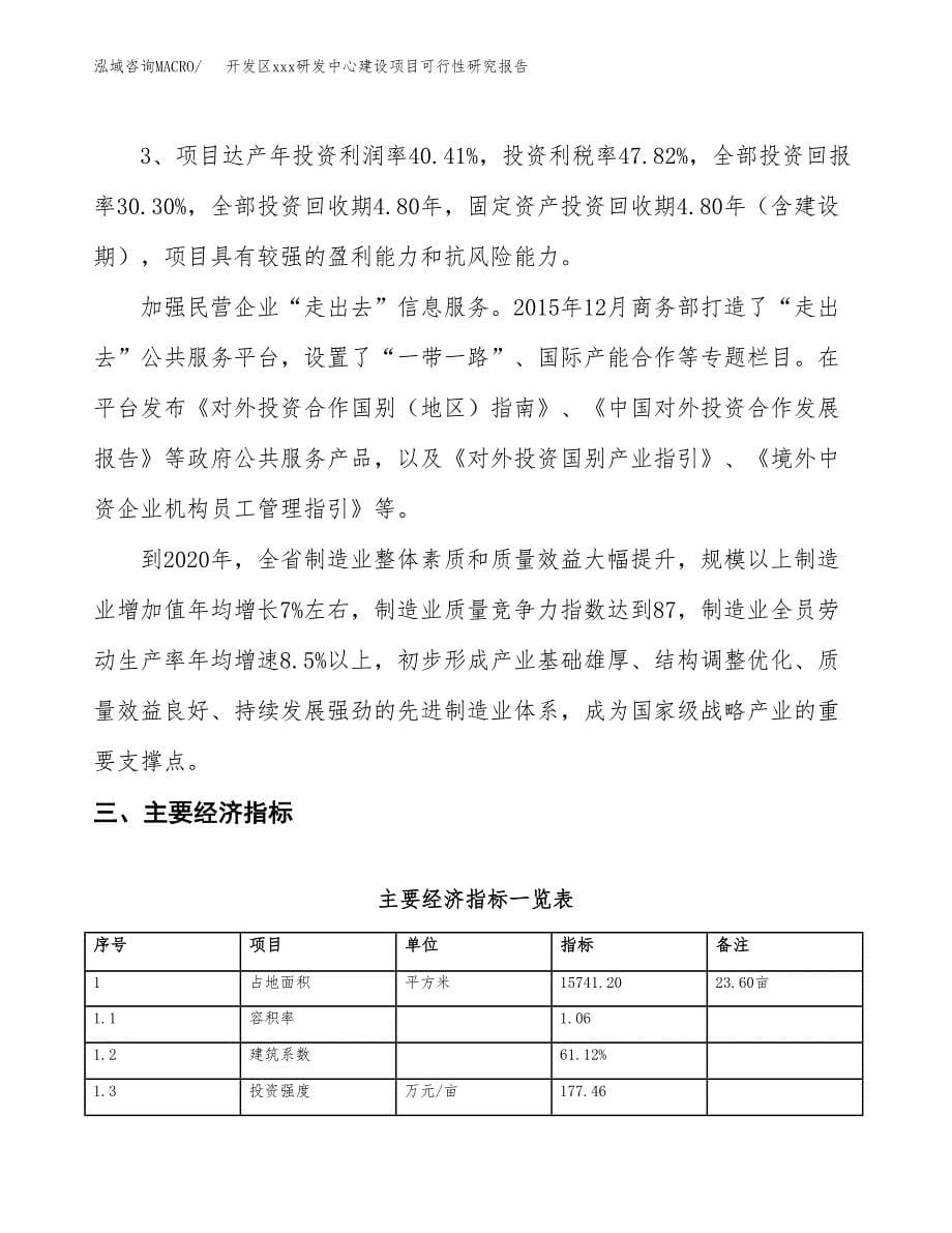 (投资5355.44万元，24亩）开发区xx研发中心建设项目可行性研究报告_第5页