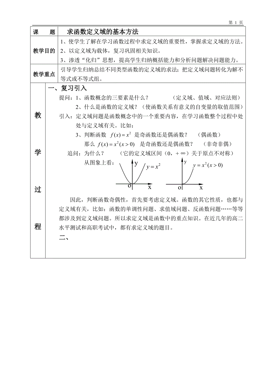 求函数定义域方法最全总结_第1页