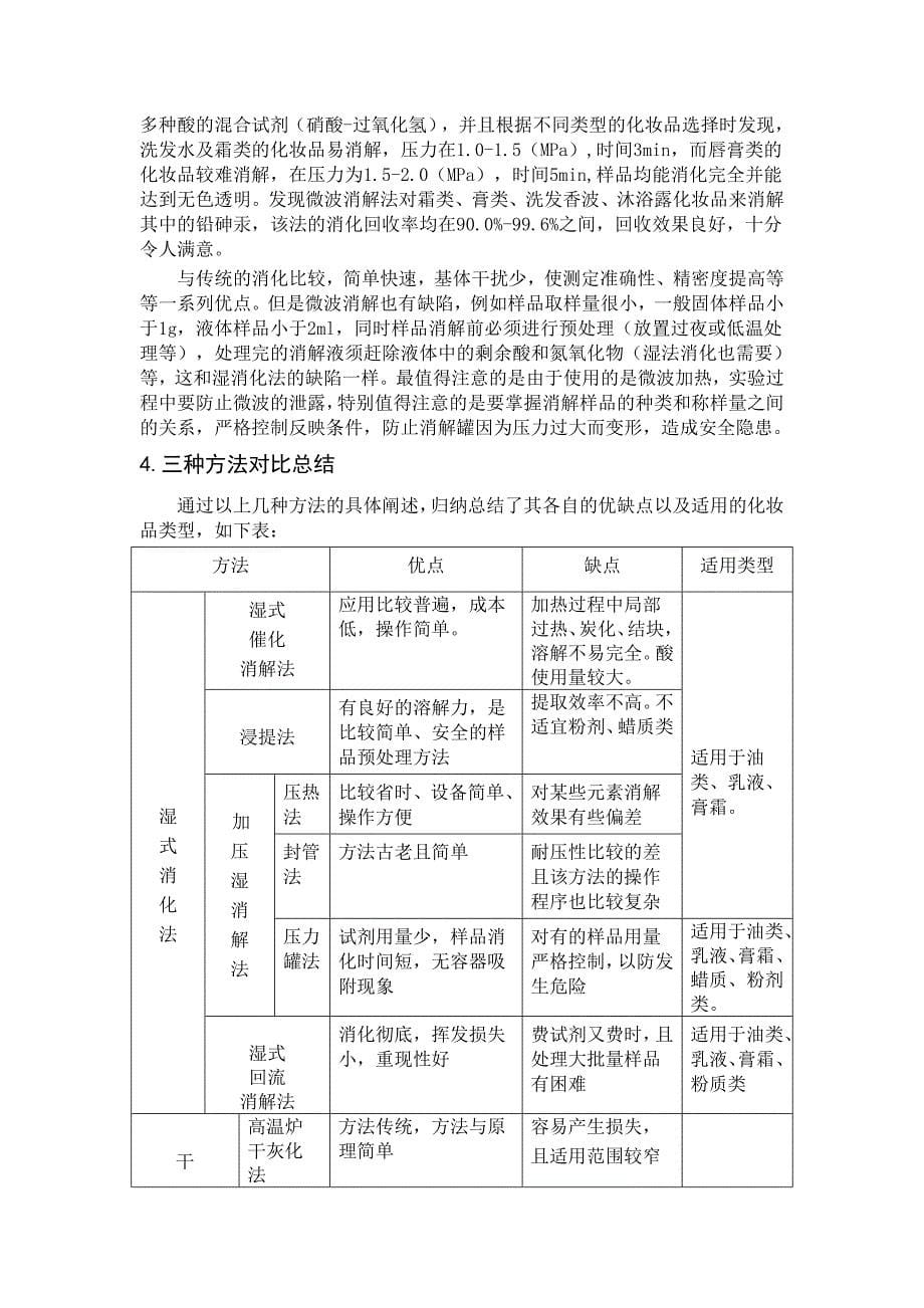 化妆品中重金属测定的前处理方法概述_第5页