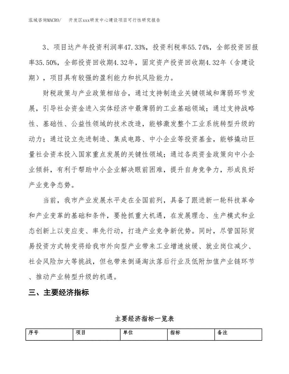 (投资5842.18万元，24亩）开发区xx研发中心建设项目可行性研究报告_第5页