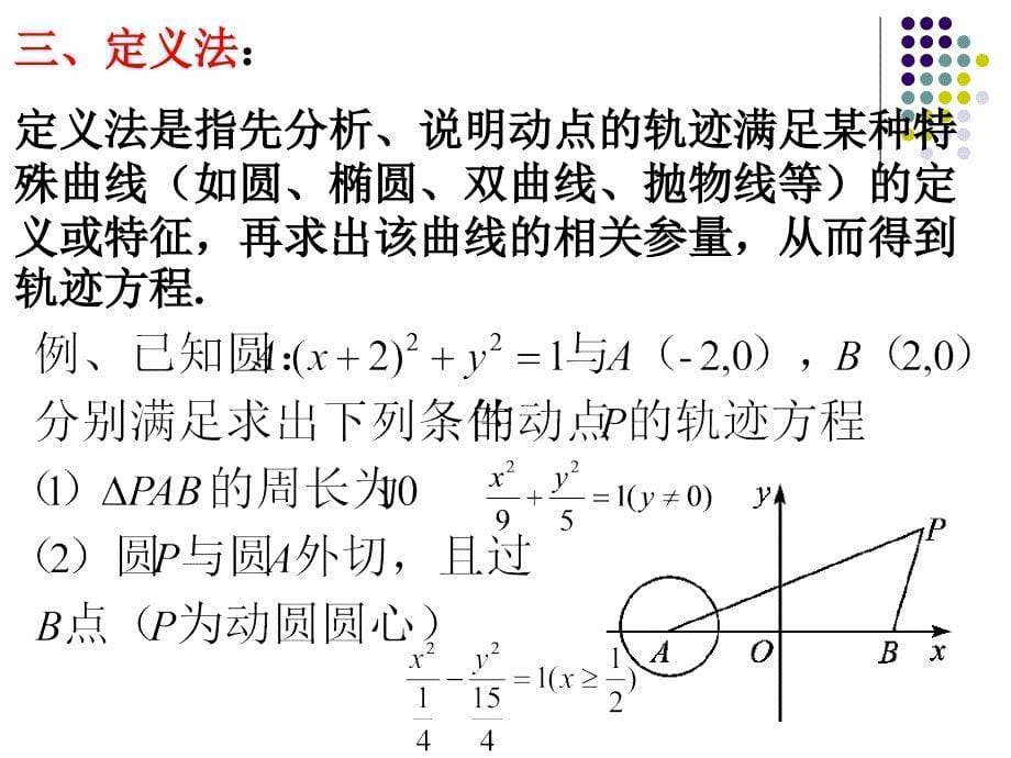求曲线的轨迹方程(上课用)_第5页