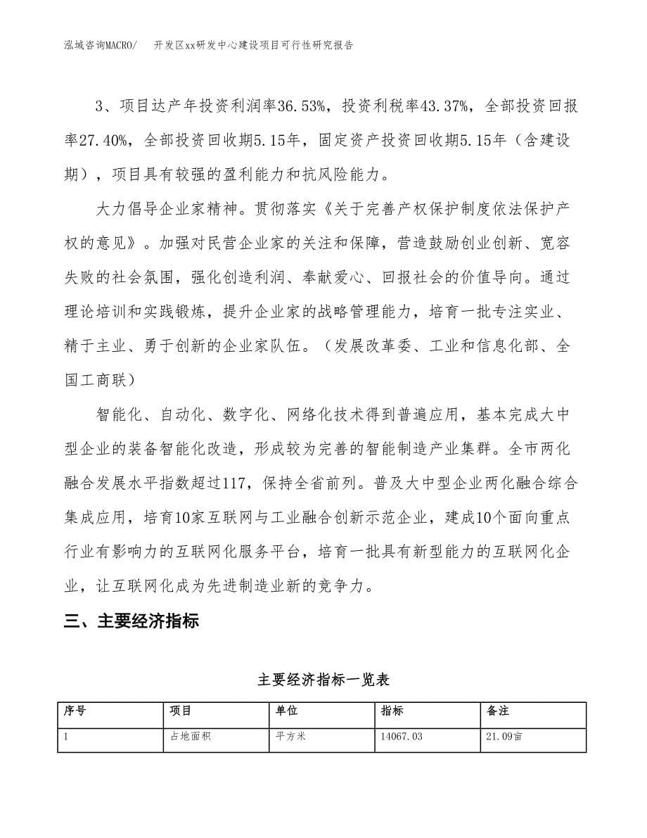 (投资4685.66万元，21亩）开发区xx研发中心建设项目可行性研究报告_第5页