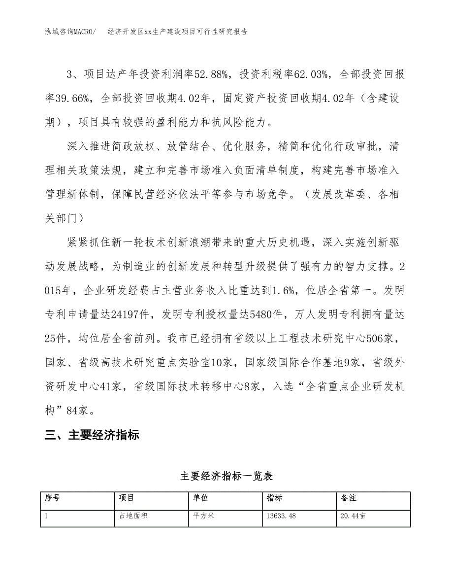 (投资5562.28万元，20亩）经济开发区xxx生产建设项目可行性研究报告_第5页