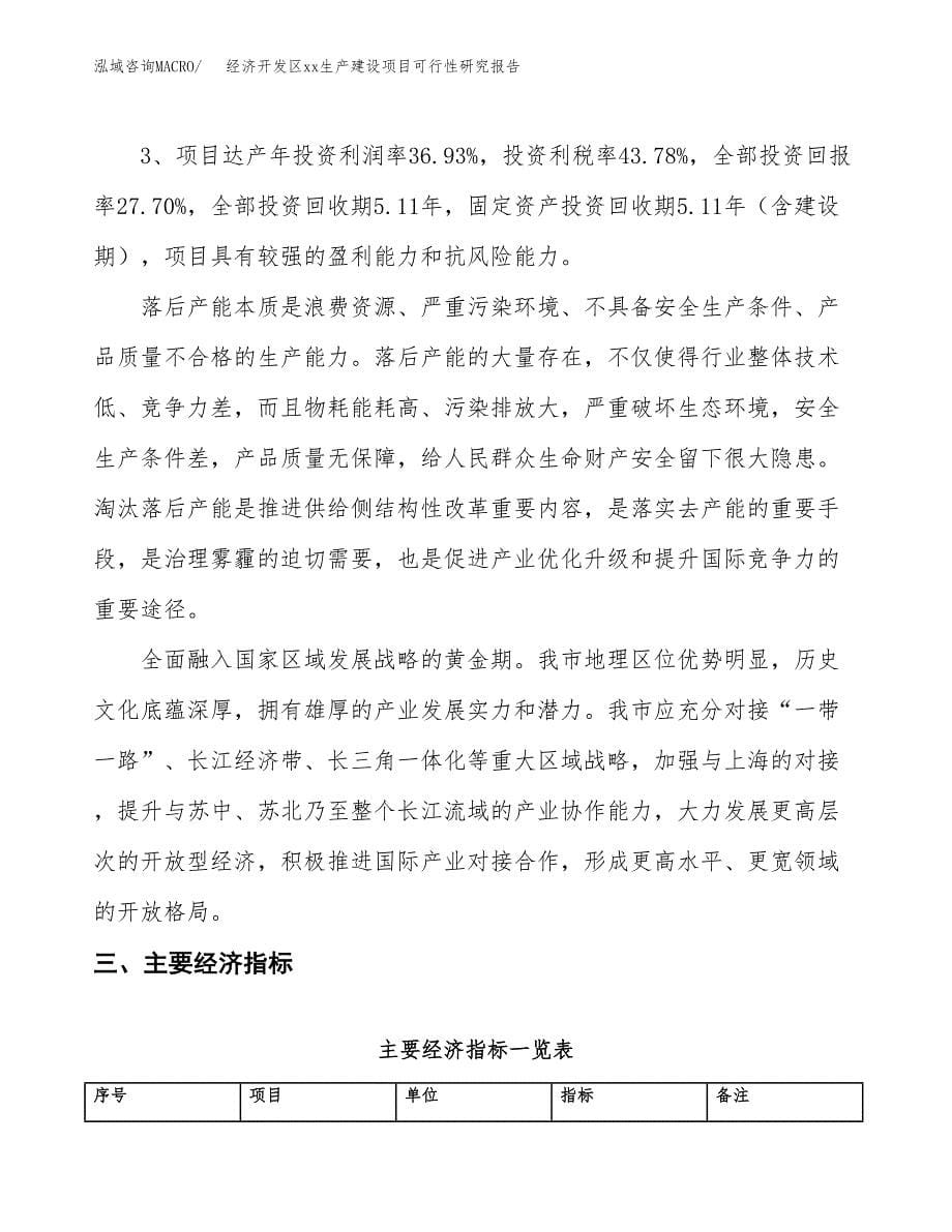 (投资4883.46万元，21亩）经济开发区xxx生产建设项目可行性研究报告_第5页