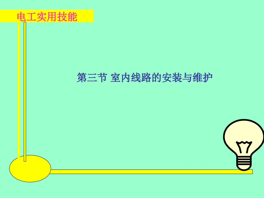 电工实用技能 教学课件 ppt 作者 王建 张凯 第2章13、14_第2页