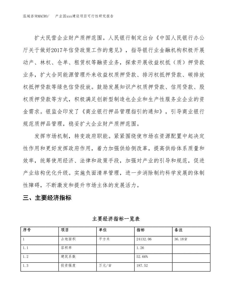 (投资7863.47万元，36亩）产业园xx建设项目可行性研究报告_第5页