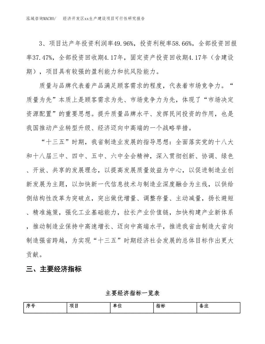 (投资5561.43万元，20亩）经济开发区xx生产建设项目可行性研究报告_第5页