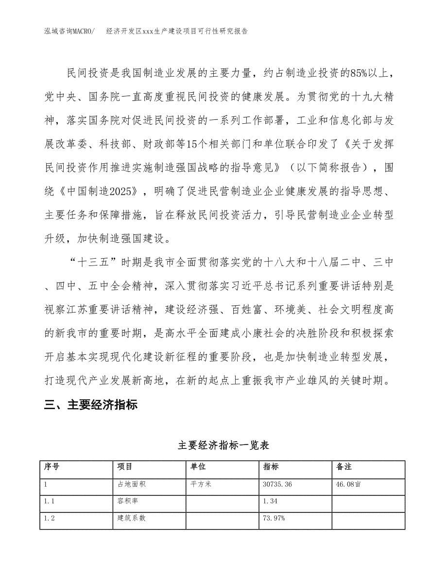 (投资9336.74万元，46亩）经济开发区xx生产建设项目可行性研究报告_第5页