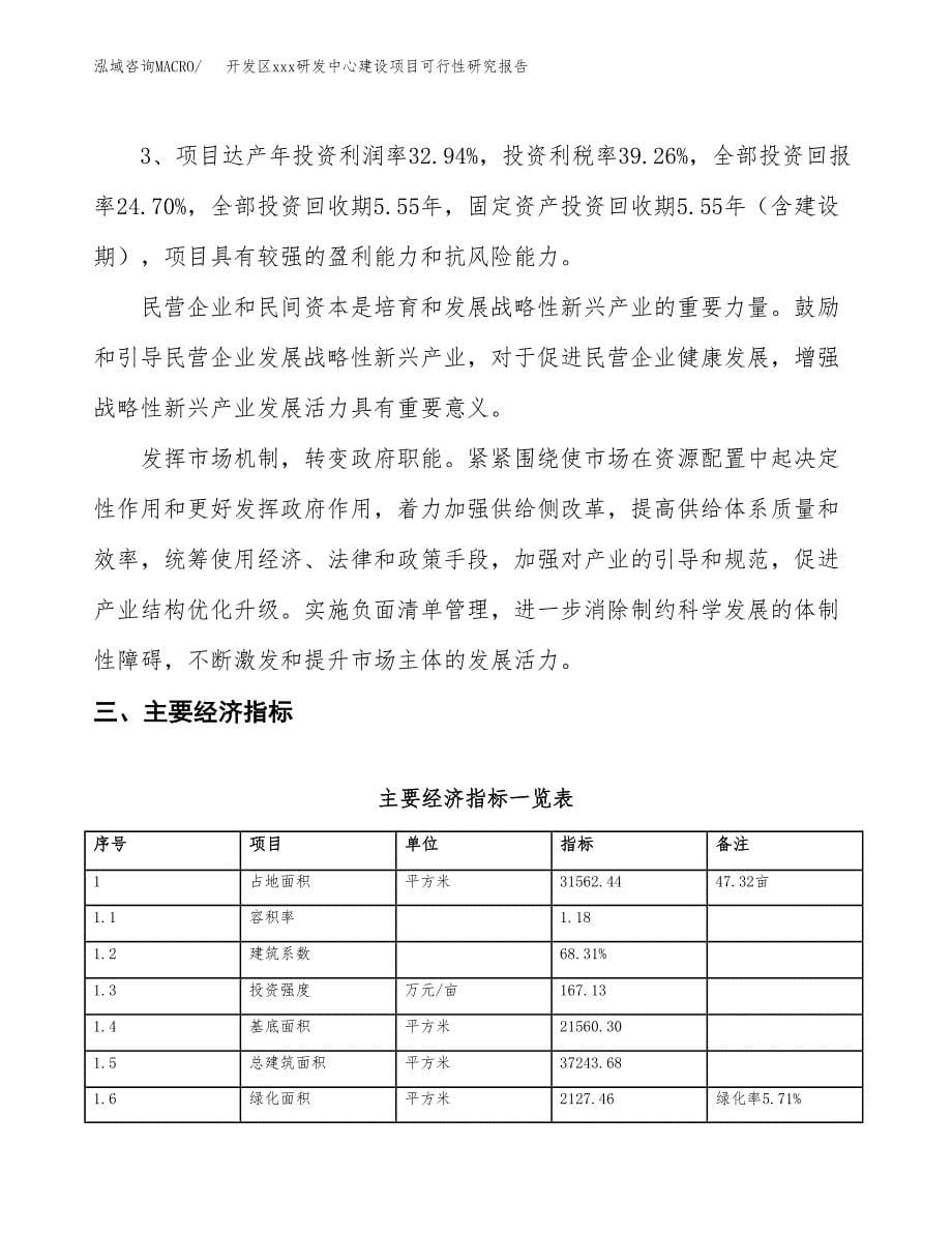 (投资10201.56万元，47亩）开发区xx研发中心建设项目可行性研究报告_第5页