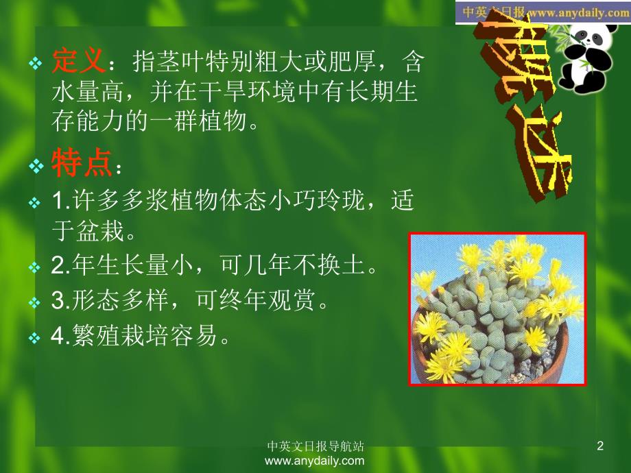 花卉栽培技术(第六章-多浆植物-总论)_第2页