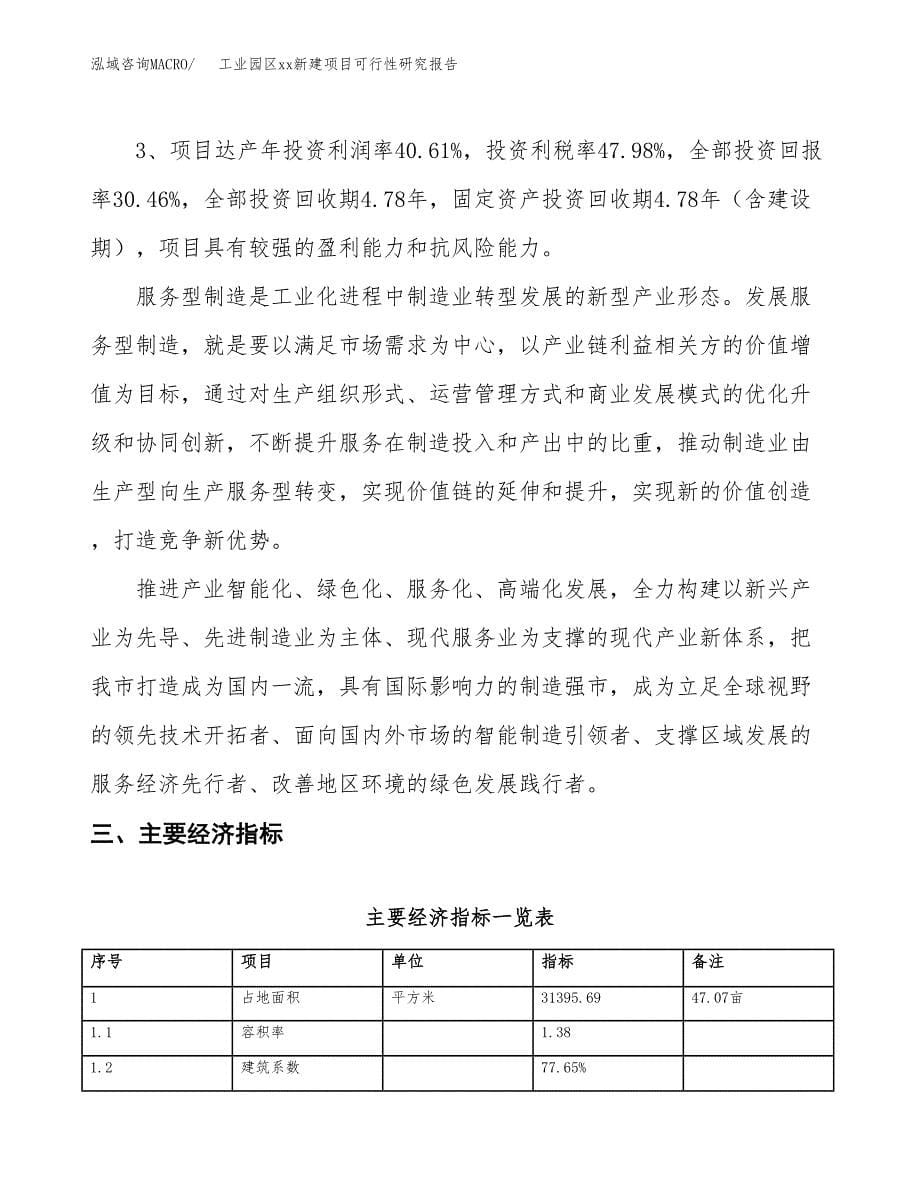 (投资11476.07万元，47亩）工业园区xx新建项目可行性研究报告_第5页