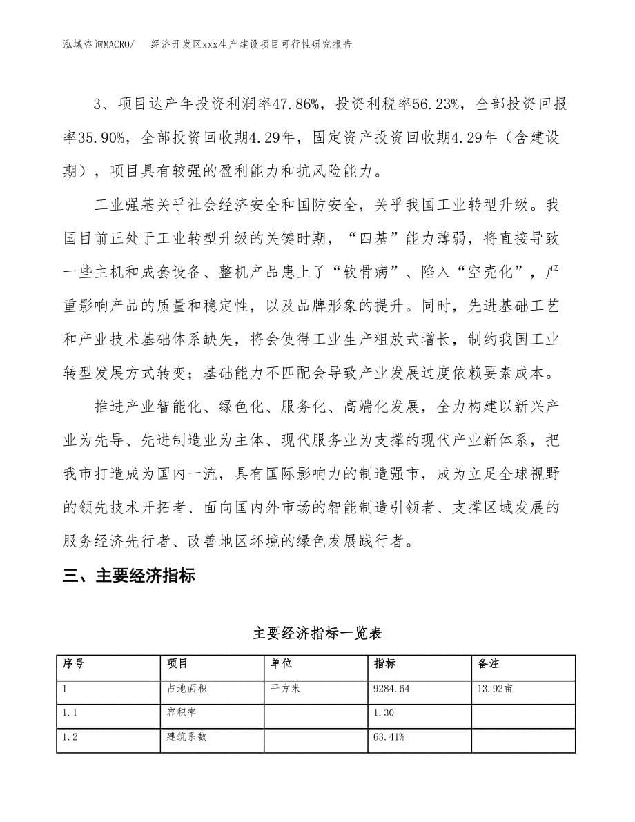 (投资3817.97万元，14亩）经济开发区xx生产建设项目可行性研究报告_第5页