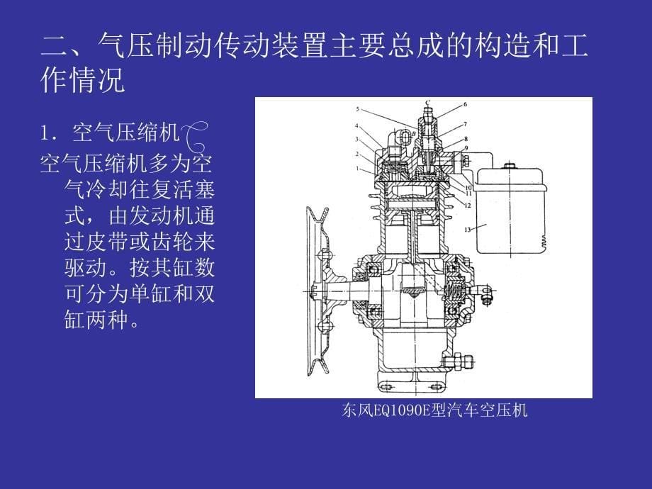 汽车底盘构造与维修 教学课件 ppt 作者 多晓莉子模块四（制动系）PPT 信息资料单四  气压制动传动机构_第5页