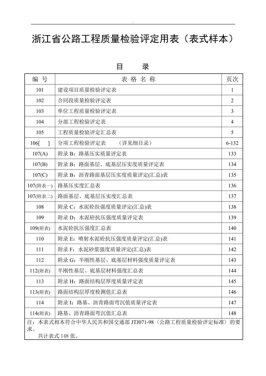 浙江公路资料表格_第2页