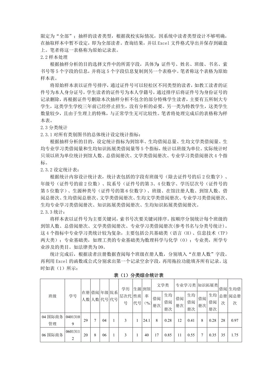 流通日志与统计软件在读者借阅抽样分析中的应用.doc_第2页