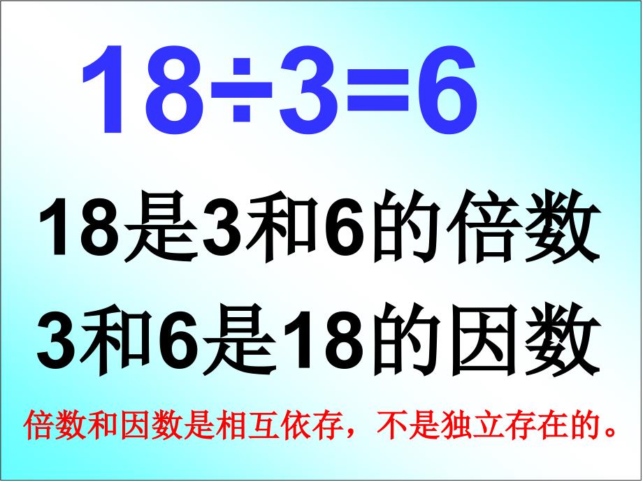 人教版五年级下册因数与倍数复习课件_第3页