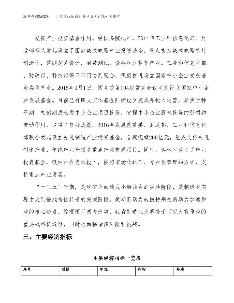 (投资14263.76万元，58亩）开发区xxx招商引资项目可行性研究报告_第5页