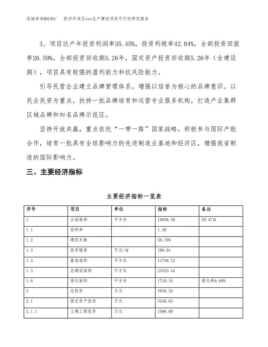 (投资7059.52万元，29亩）经济开发区xx生产建设项目可行性研究报告_第5页