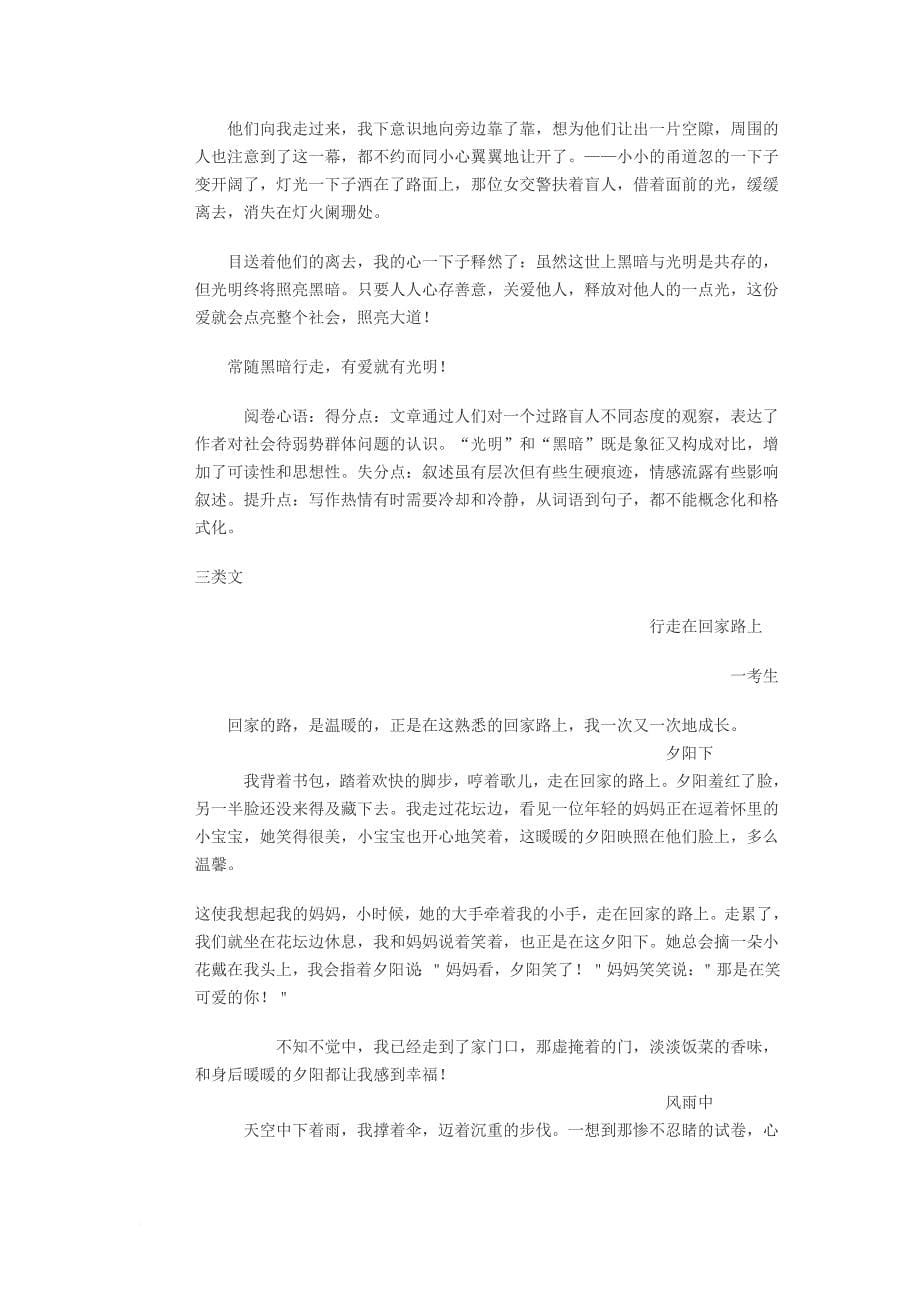 宜昌市2013年中考作文分类点评.doc_第5页