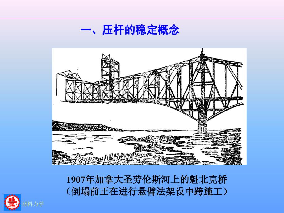 材料力学 Ⅰ  第2版  教学课件 ppt 作者 金忠谋 8压杆稳定_第2页