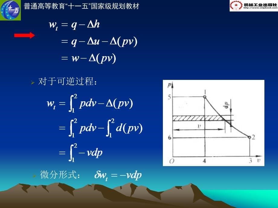 热工学基础 教学课件 ppt 作者 刘春泽第二章  热力学第一定律 2.6开口系统稳定流动能量方程及应用_第5页