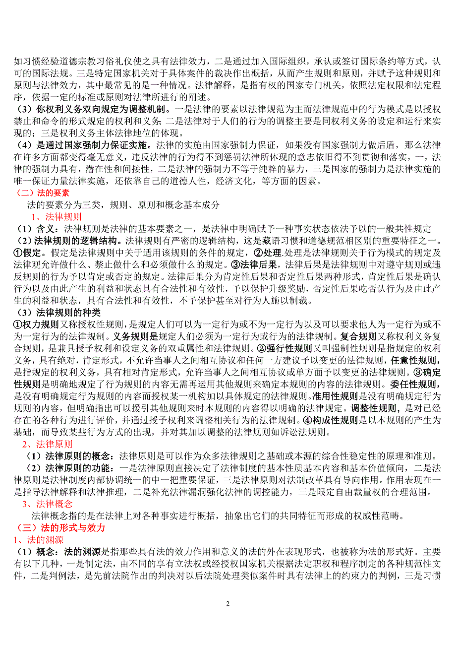 四川党校2018在职研究生考试备考要点：法学基础_第2页