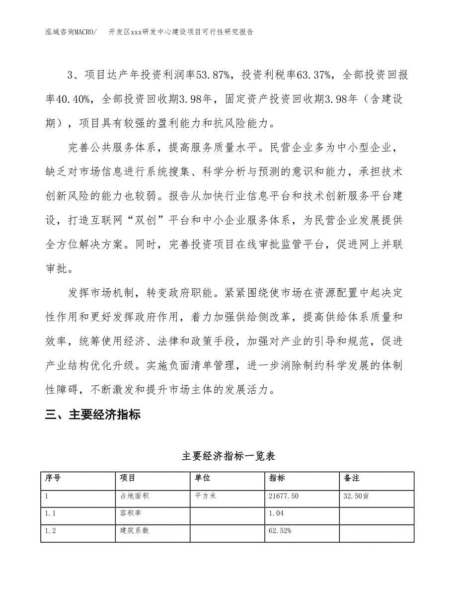 (投资7334.93万元，33亩）开发区xx研发中心建设项目可行性研究报告_第5页