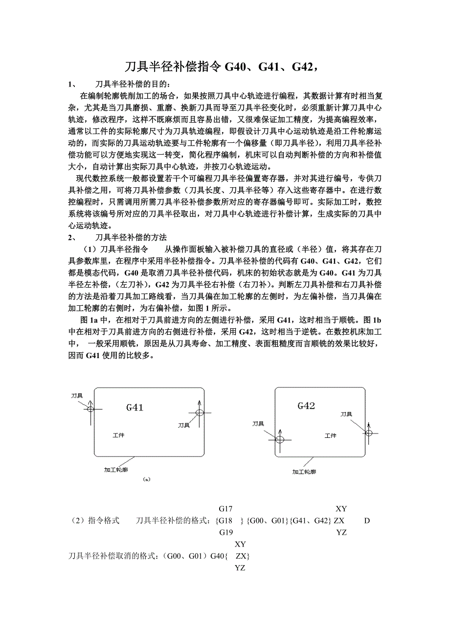 刀具半径补偿指令g40、g41、g42,_第1页