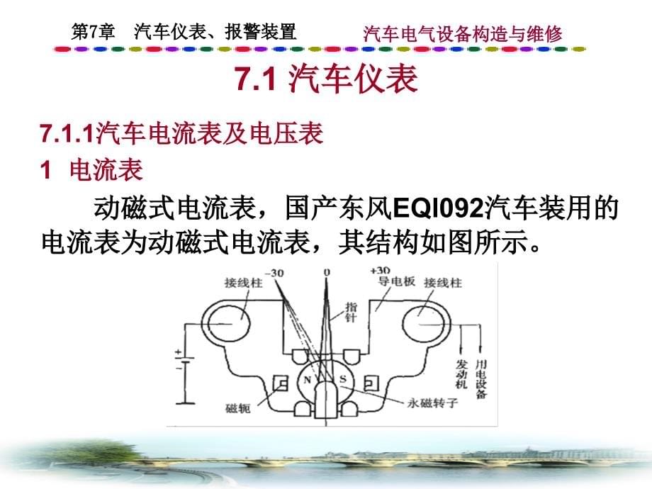 汽车电器设备构造与维修 教学课件 ppt 作者 纪光兰 第7章 汽车仪表、报警装置（修改稿）_第5页