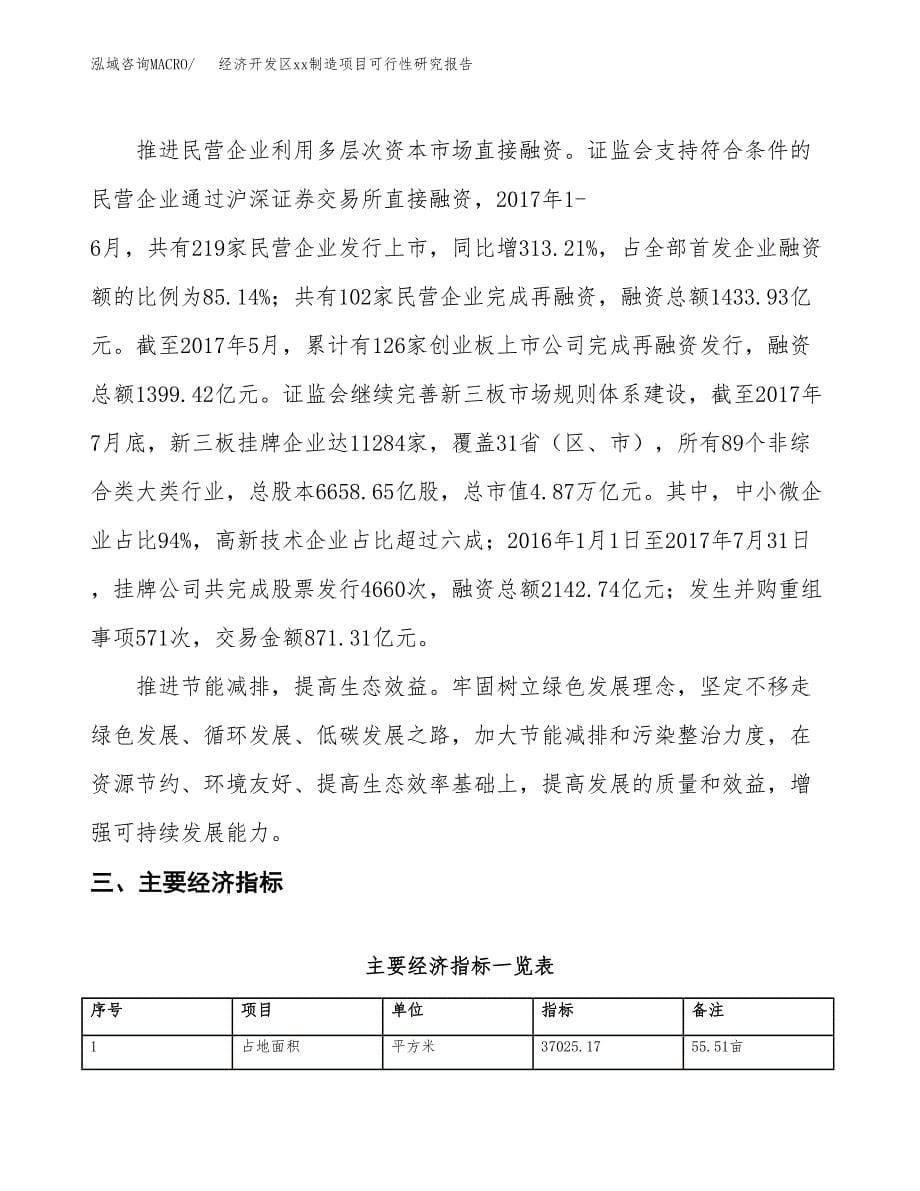 (投资13298.36万元，56亩）经济开发区xx制造项目可行性研究报告_第5页