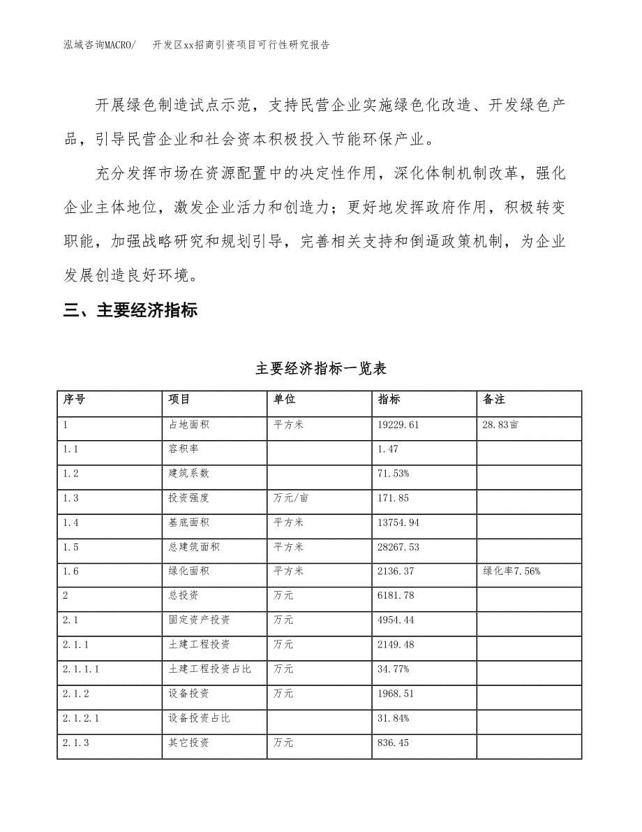 (投资6181.78万元，29亩）开发区xx招商引资项目可行性研究报告_第5页